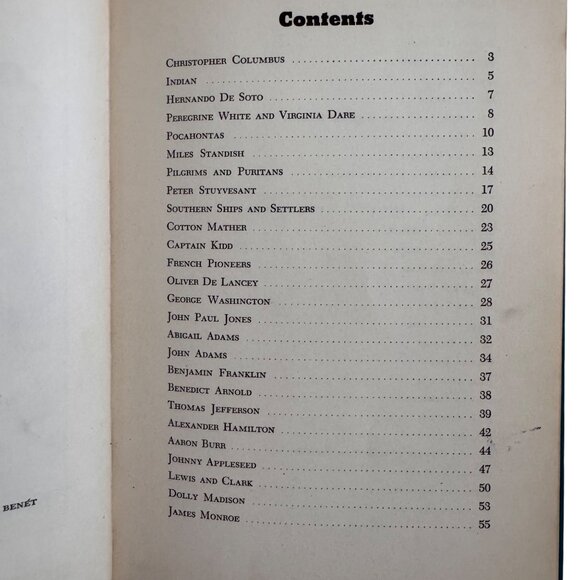 A Book Of Americans By Rosemary & Stephen Vincent Benét 1933 Historical Poetry - Picture 7 of 16